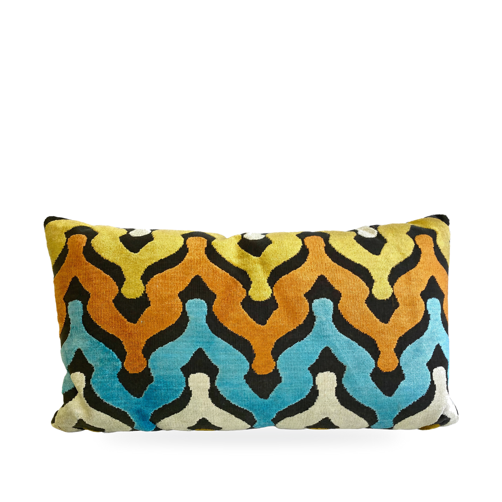 Monroe Carnival – 24" × 14" Luxury Lumbar Pillow