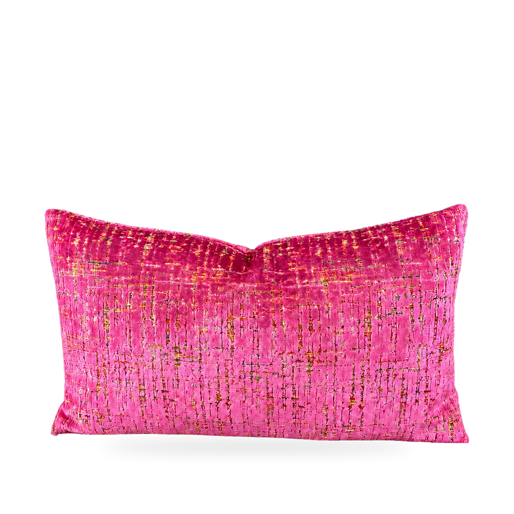 Moonstruck Fuchsia – 24" × 14" Luxury Lumbar Pillow