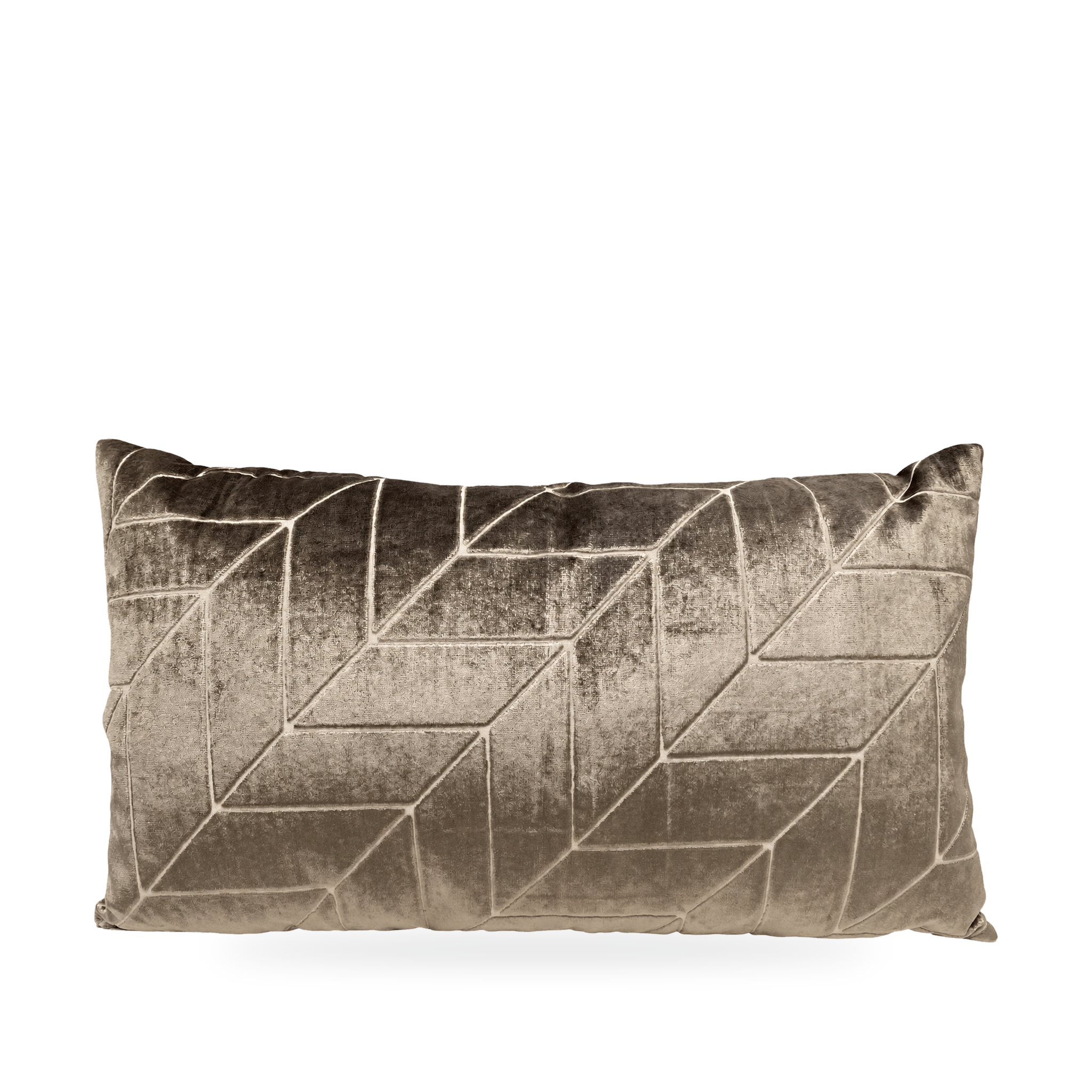 Villa Mocha – 24" × 14" Luxury Lumbar Pillow