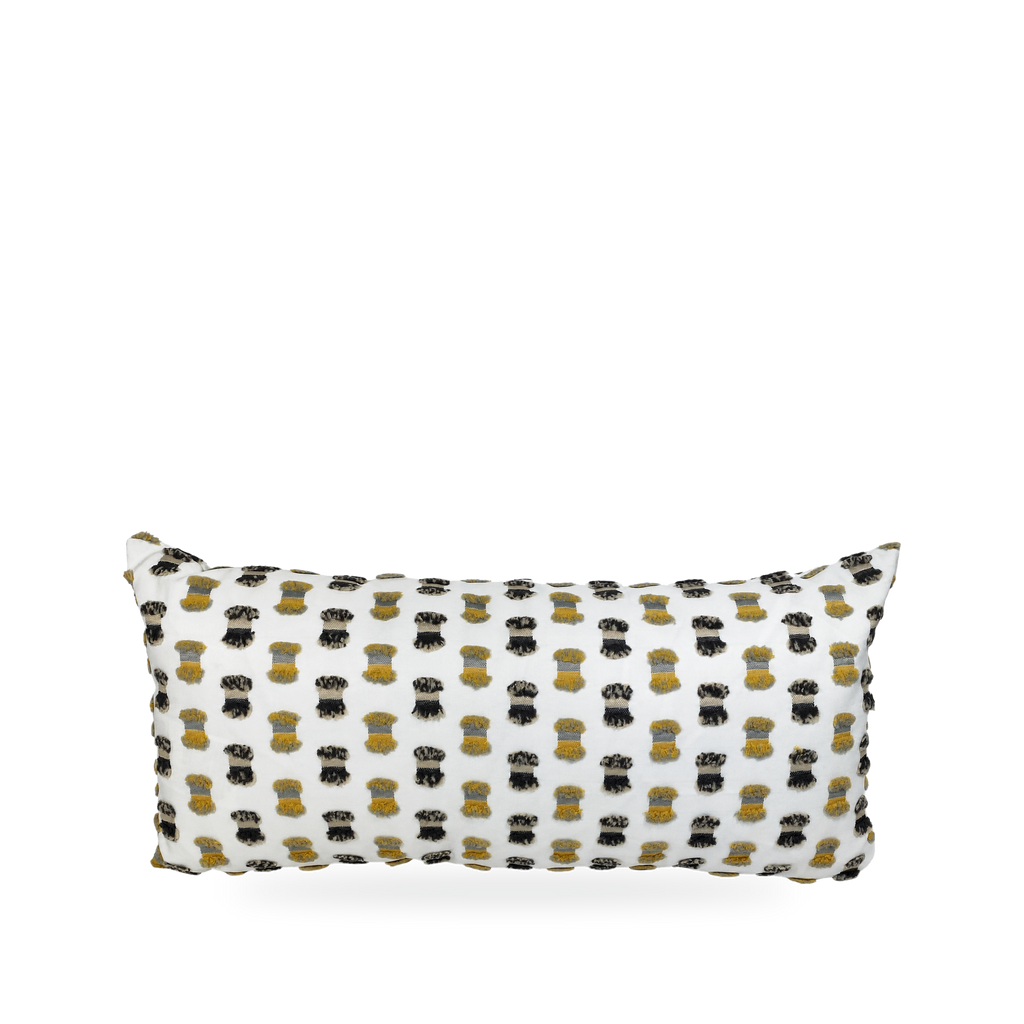 Fifi Sunray – 22" × 12" Luxury Outdoor Lumbar Pillow