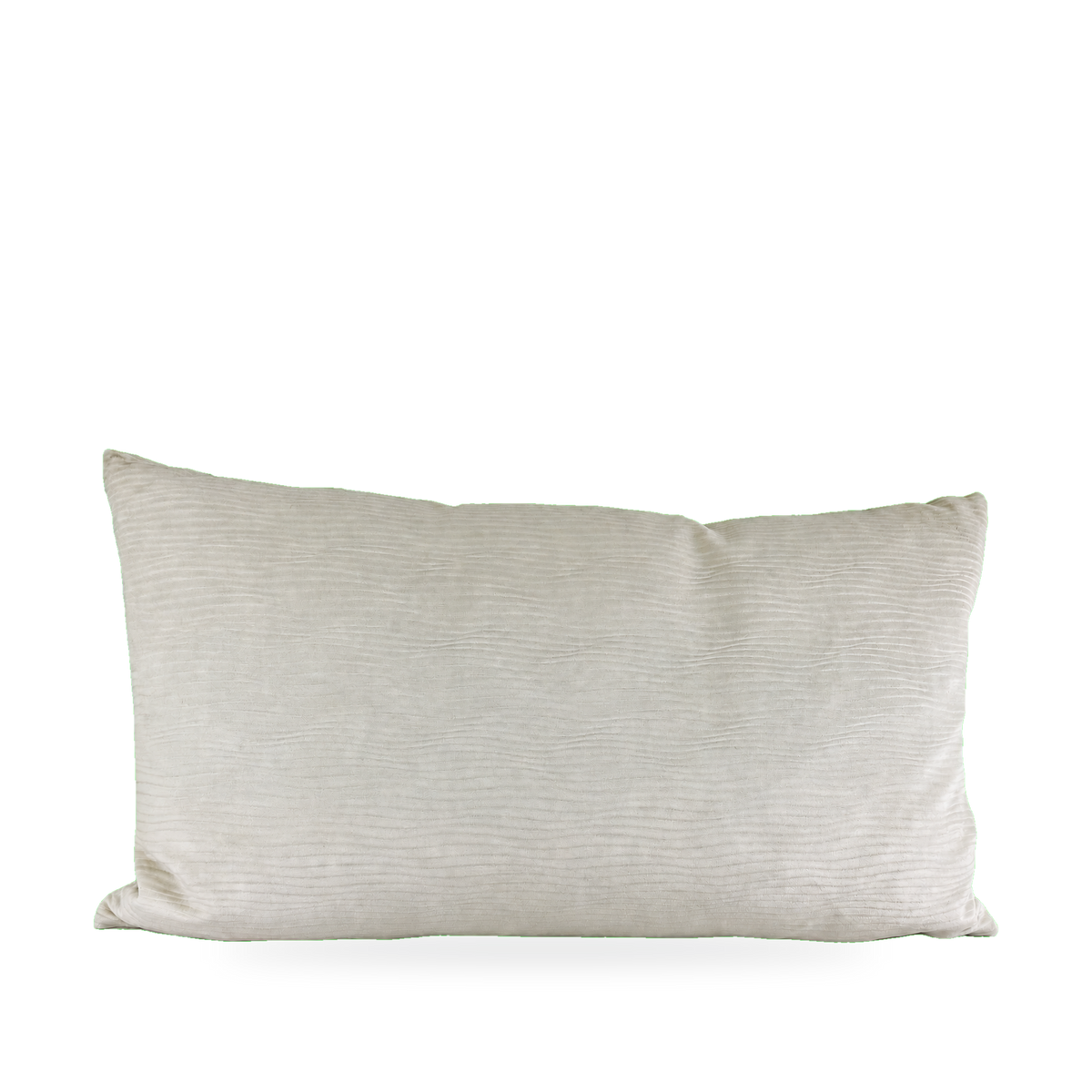 Stream Ivory – 24" × 14" Luxury Lumbar Pillow