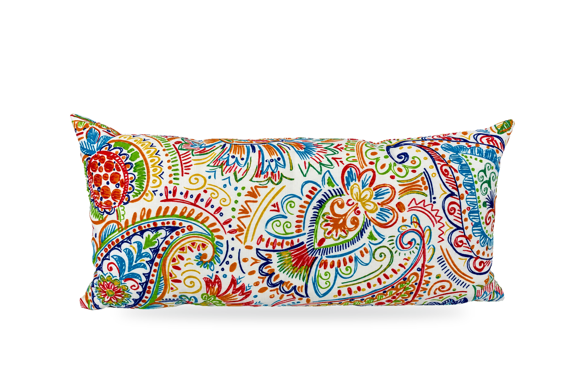 Gilford Festive – 22" × 12" Luxury Outdoor Lumbar Pillow