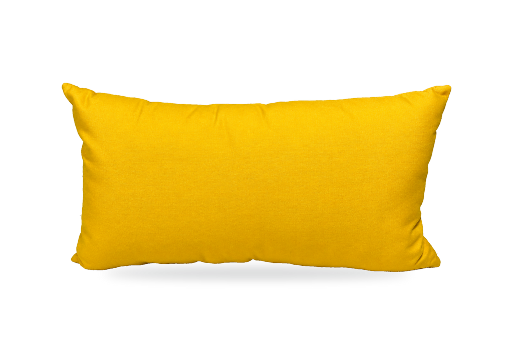 Tangiers Sunshine – 22" × 12" Luxury Outdoor Lumbar Pillow