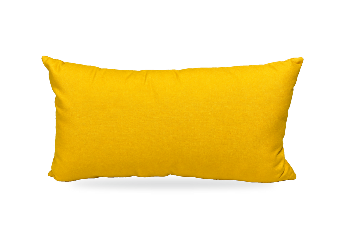 Tangiers Sunshine – 22" × 12" Luxury Outdoor Lumbar Pillow