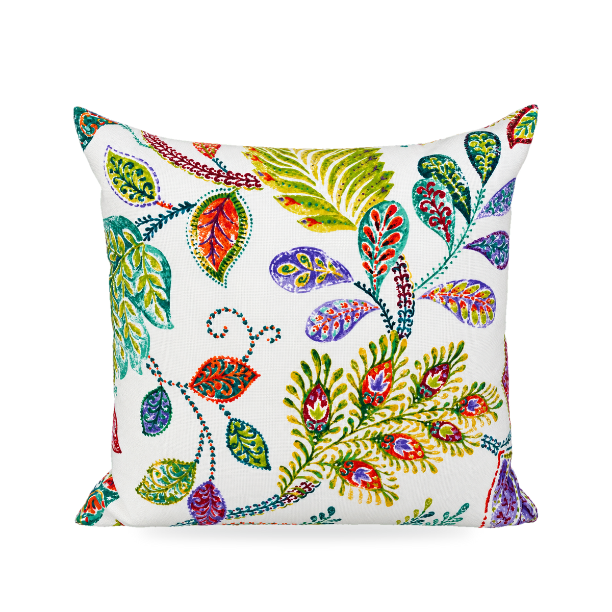 Autumn Leaves – 22" × 22" Luxury Outdoor Square Pillow