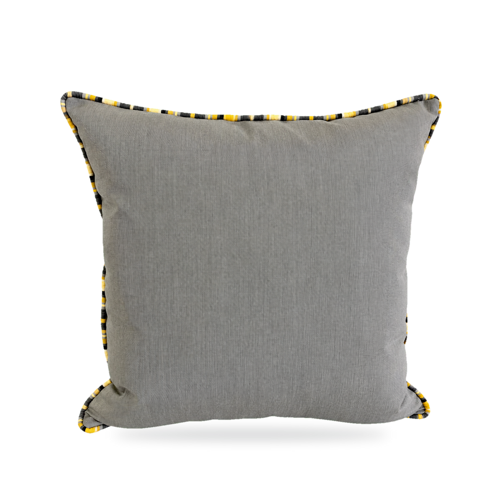 Seville Thunder – 22" × 22" Luxury Outdoor Square Pillow