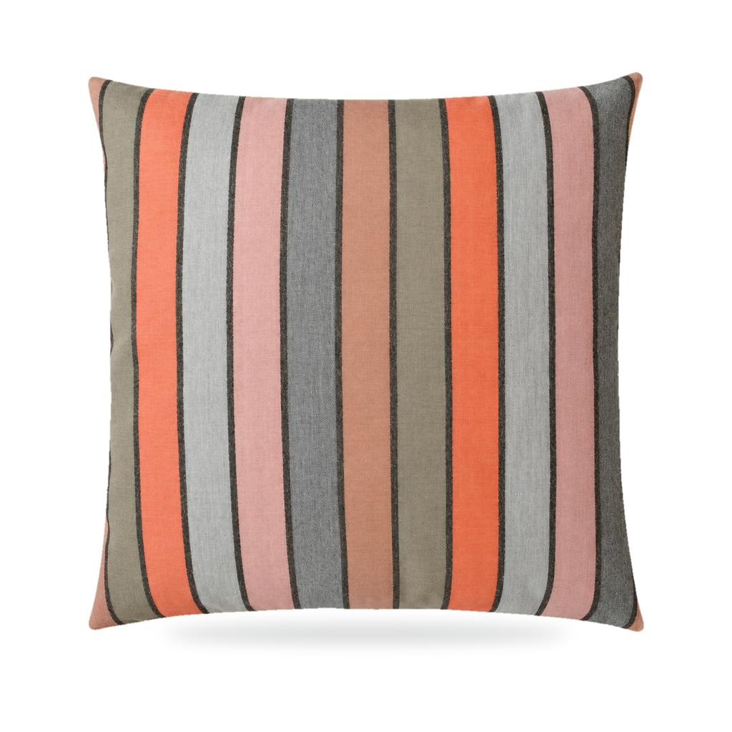 Lucy Papaya – 22" × 22" Luxury Outdoor Square Pillow