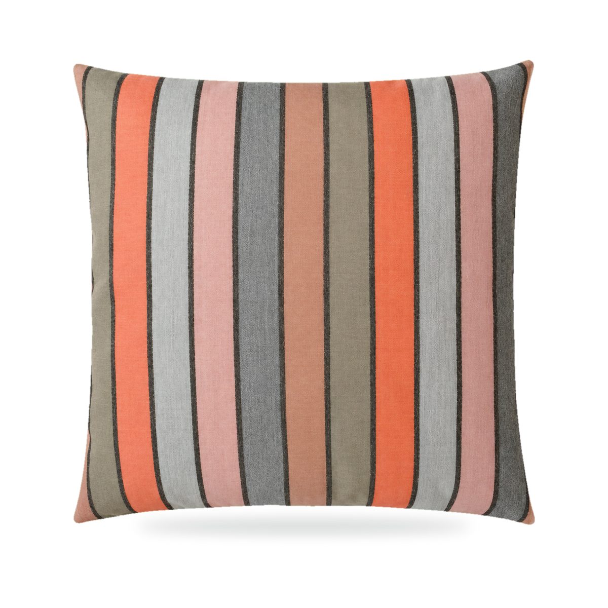 Lucy Papaya – 22" × 22" Luxury Outdoor Square Pillow