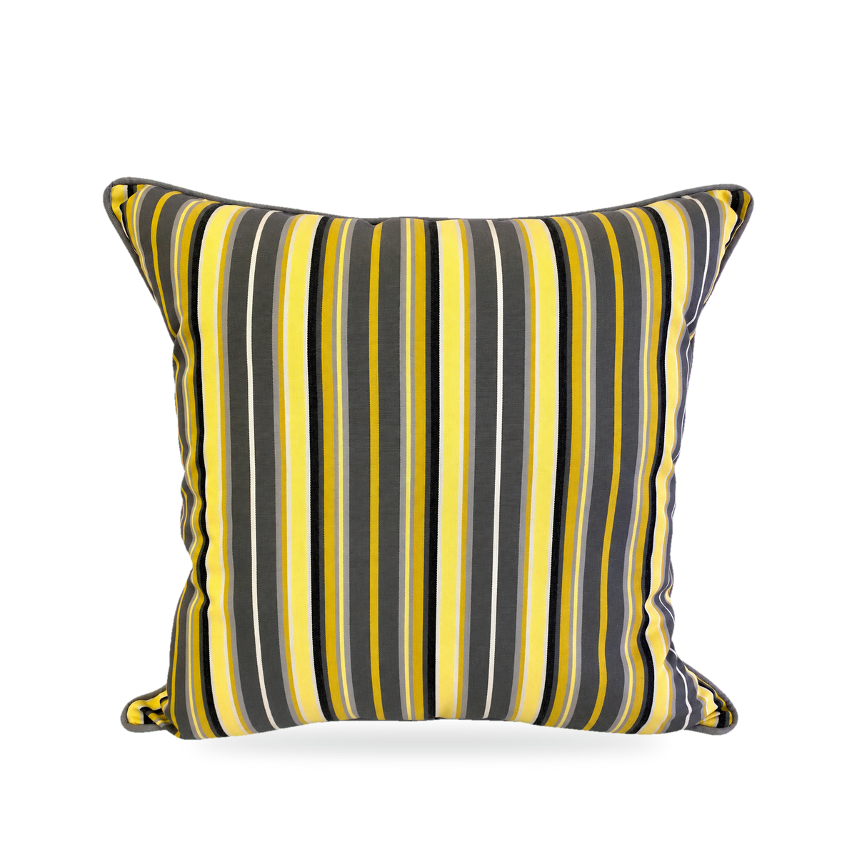 Seville Stripe – 22" × 22" Luxury Outdoor Square Pillow