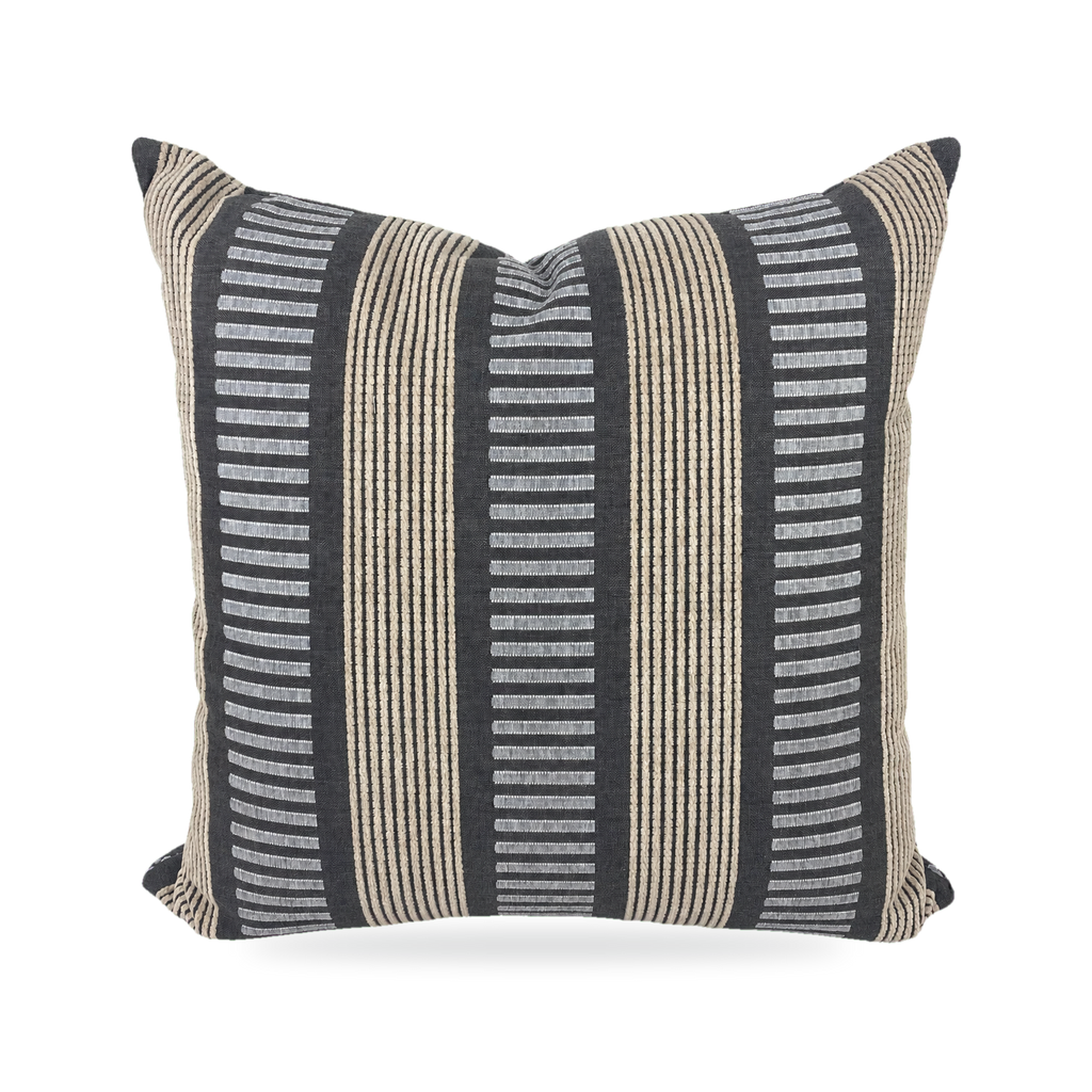 Sideline Stone – 22" × 22" Luxury Outdoor Square Pillow