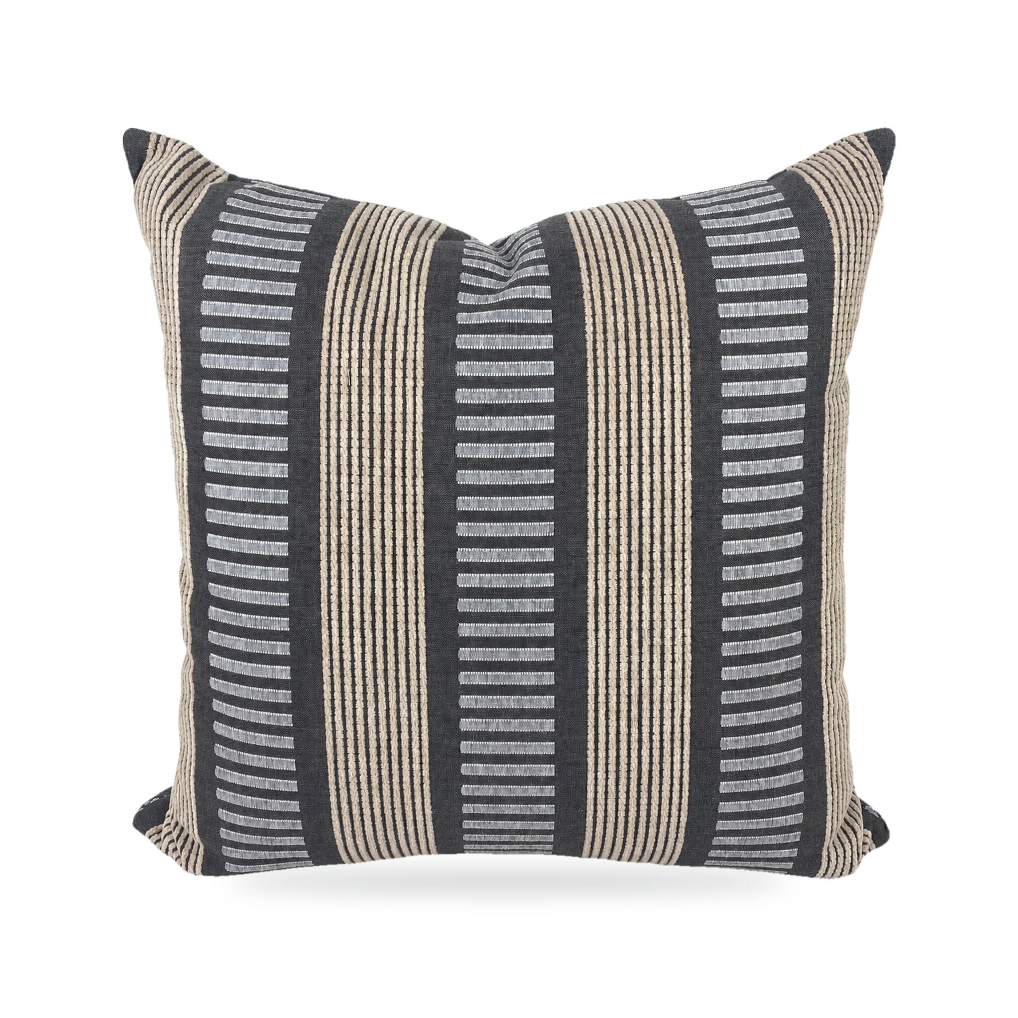 Sideline Stone – 22" × 22" Luxury Outdoor Square Pillow