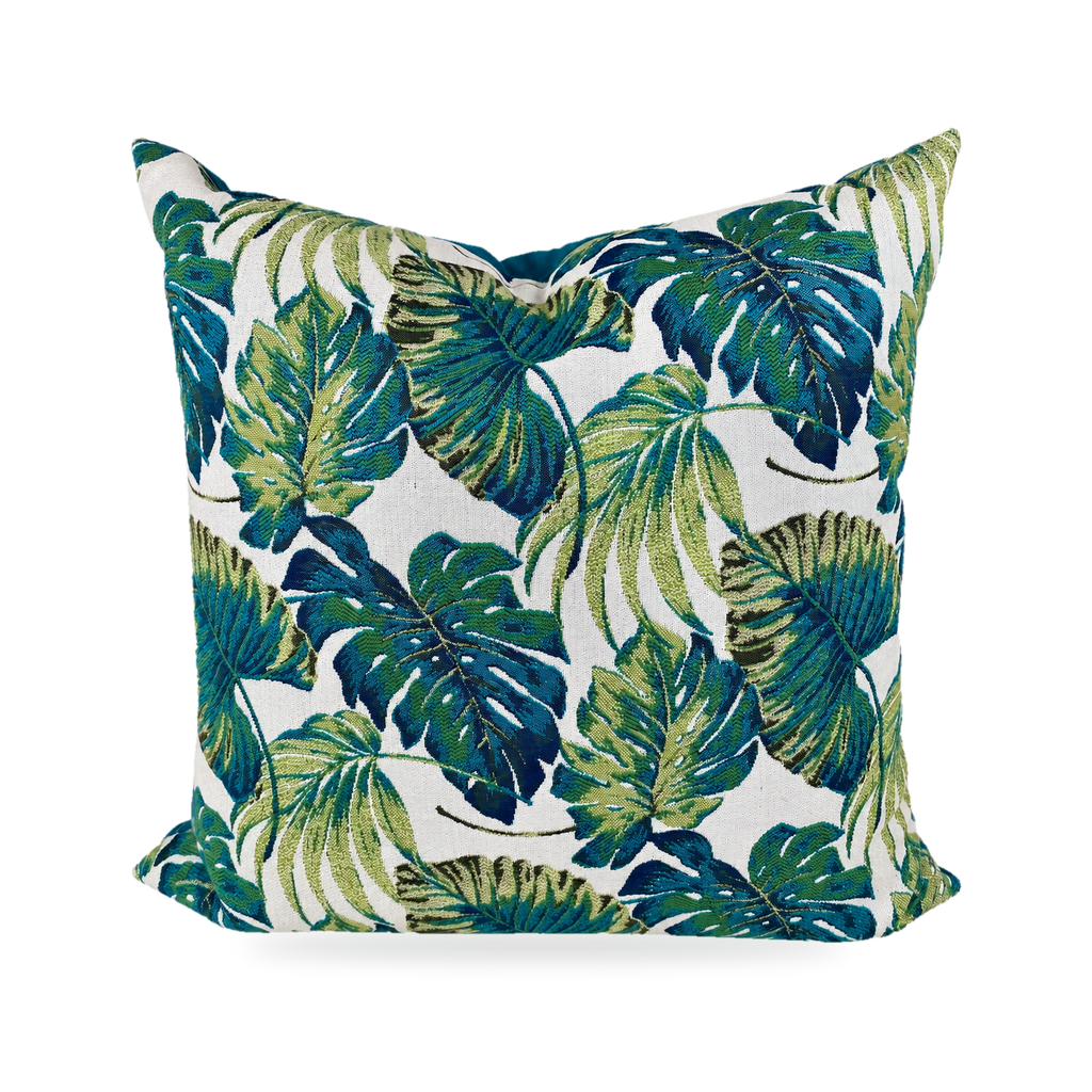Sun Palm – 22" × 22" Luxury Outdoor Square Pillow