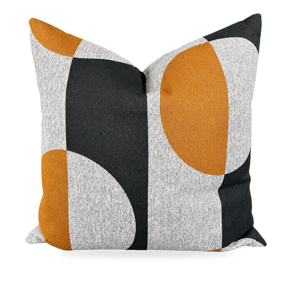 Phases Cognac – 24" × 24" Luxury Square Pillow