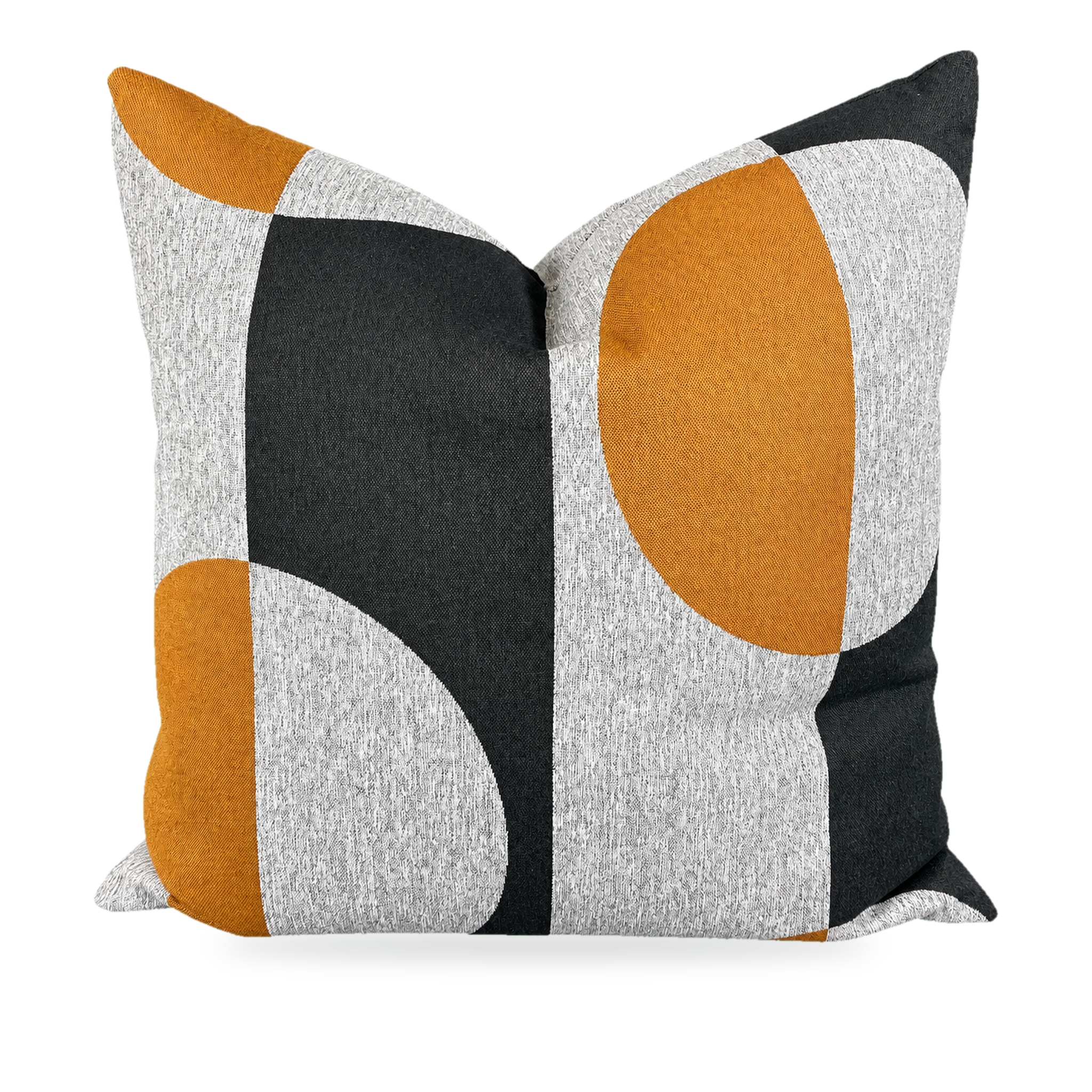 Phases Cognac – 24" × 24" Luxury Square Pillow