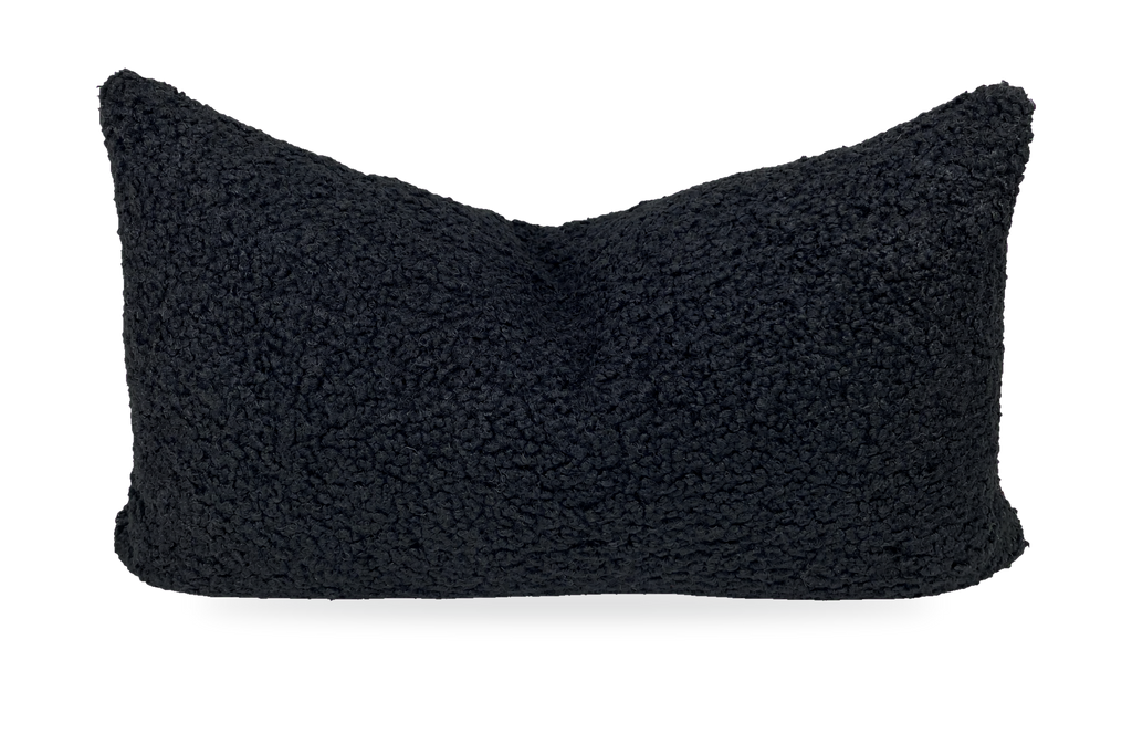 Poodle Jet – 24" × 14" Luxury Lumbar Pillow