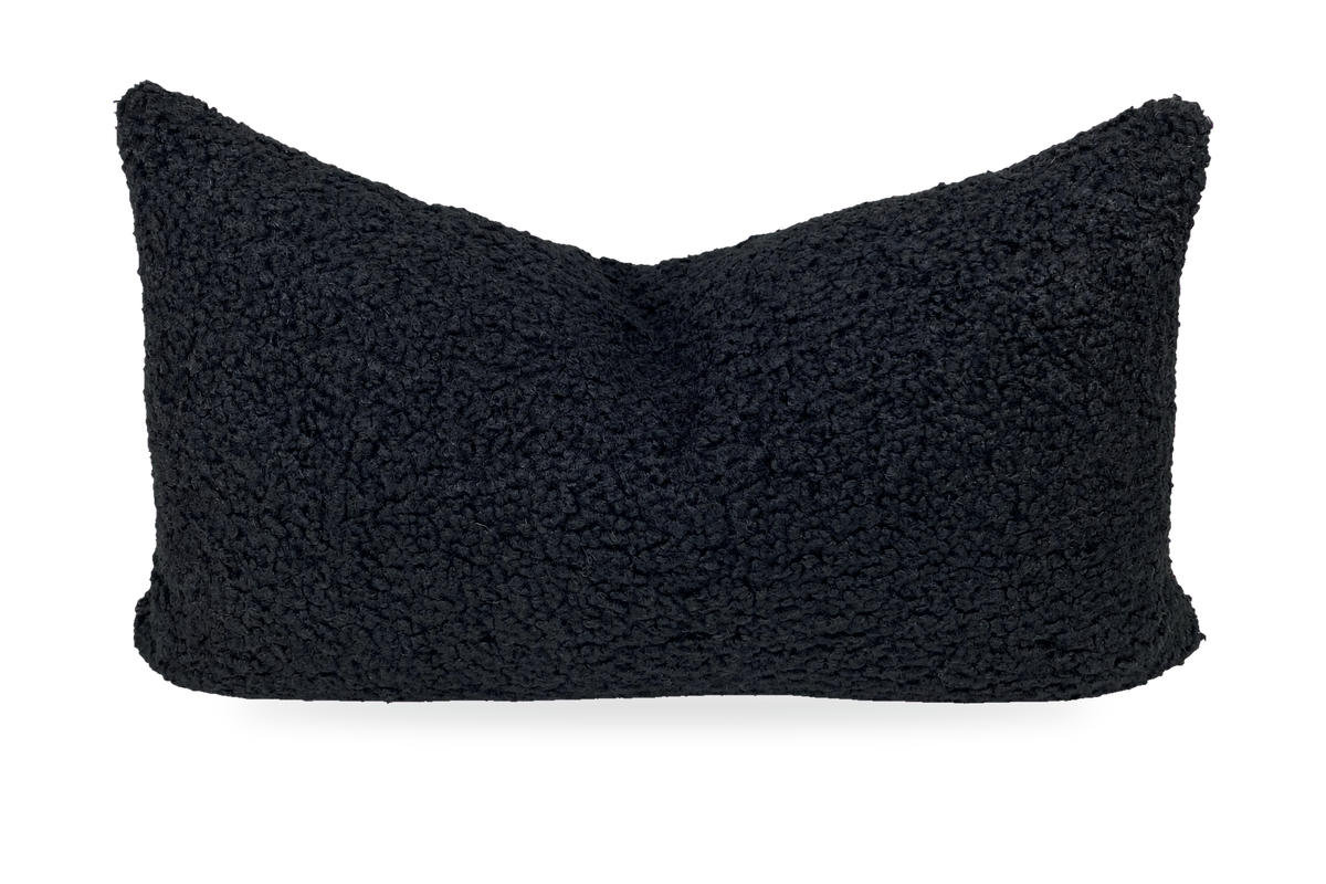 Poodle Jet – 24" × 14" Luxury Lumbar Pillow