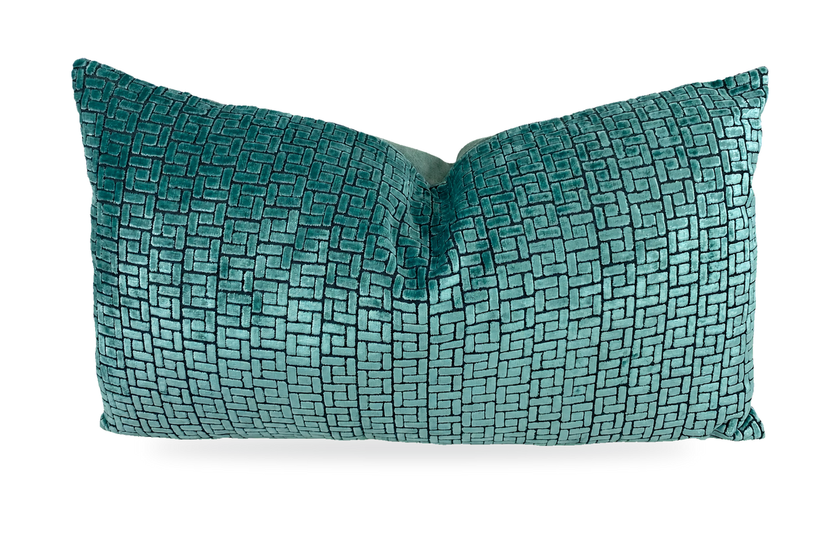 Jenga Laguna – 24" × 14" Luxury Lumbar Pillow