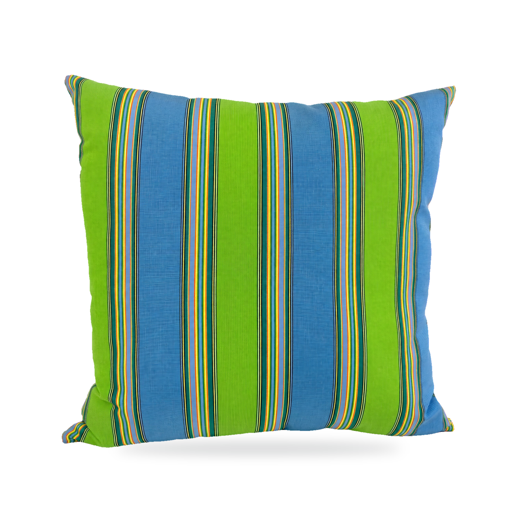 Newport Sky Stripe – 22" × 22" Luxury Outdoor Square Pillow