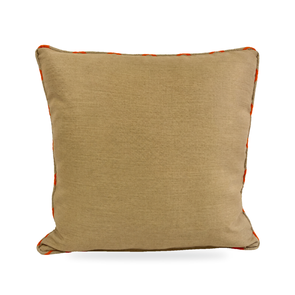 Casbar Sand – 22" × 22" Luxury Outdoor Square Pillow