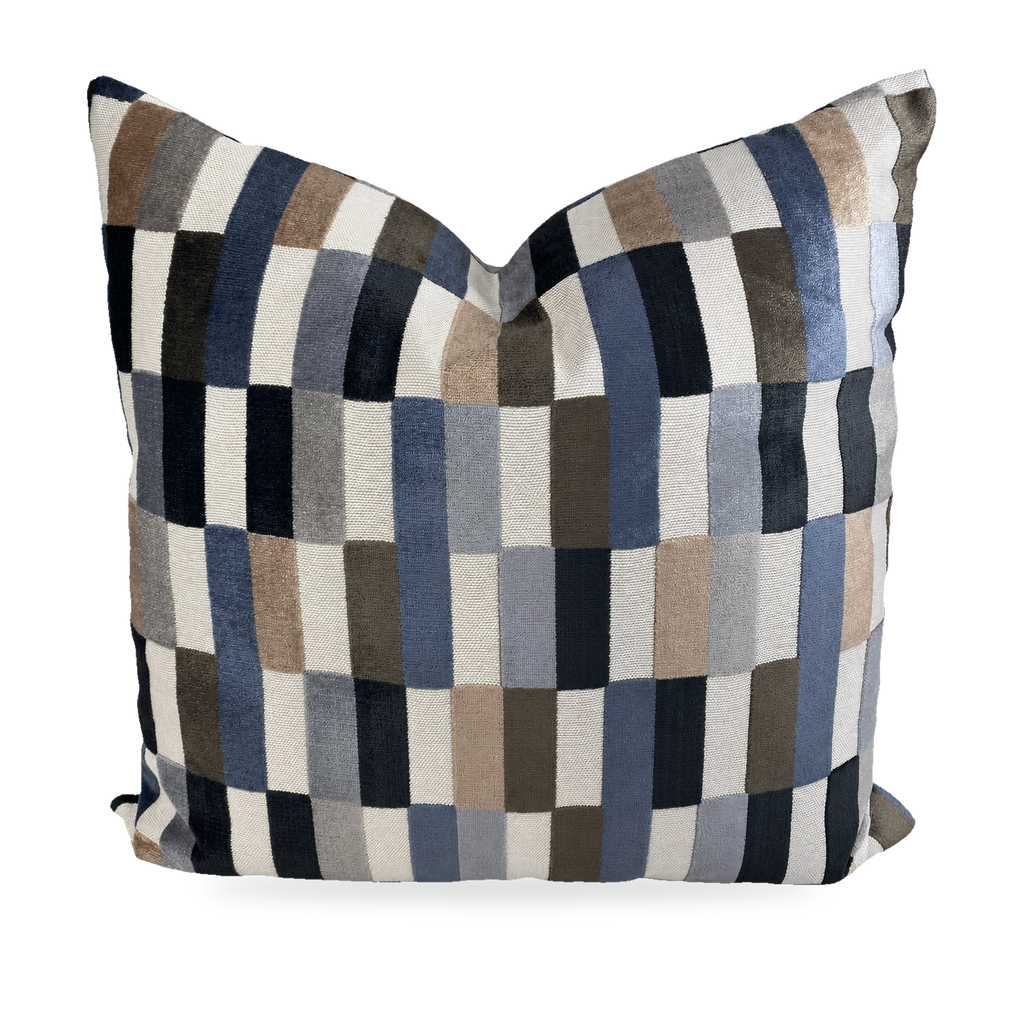 Mod Pop Granite – 24" × 24" Luxury Square Pillow