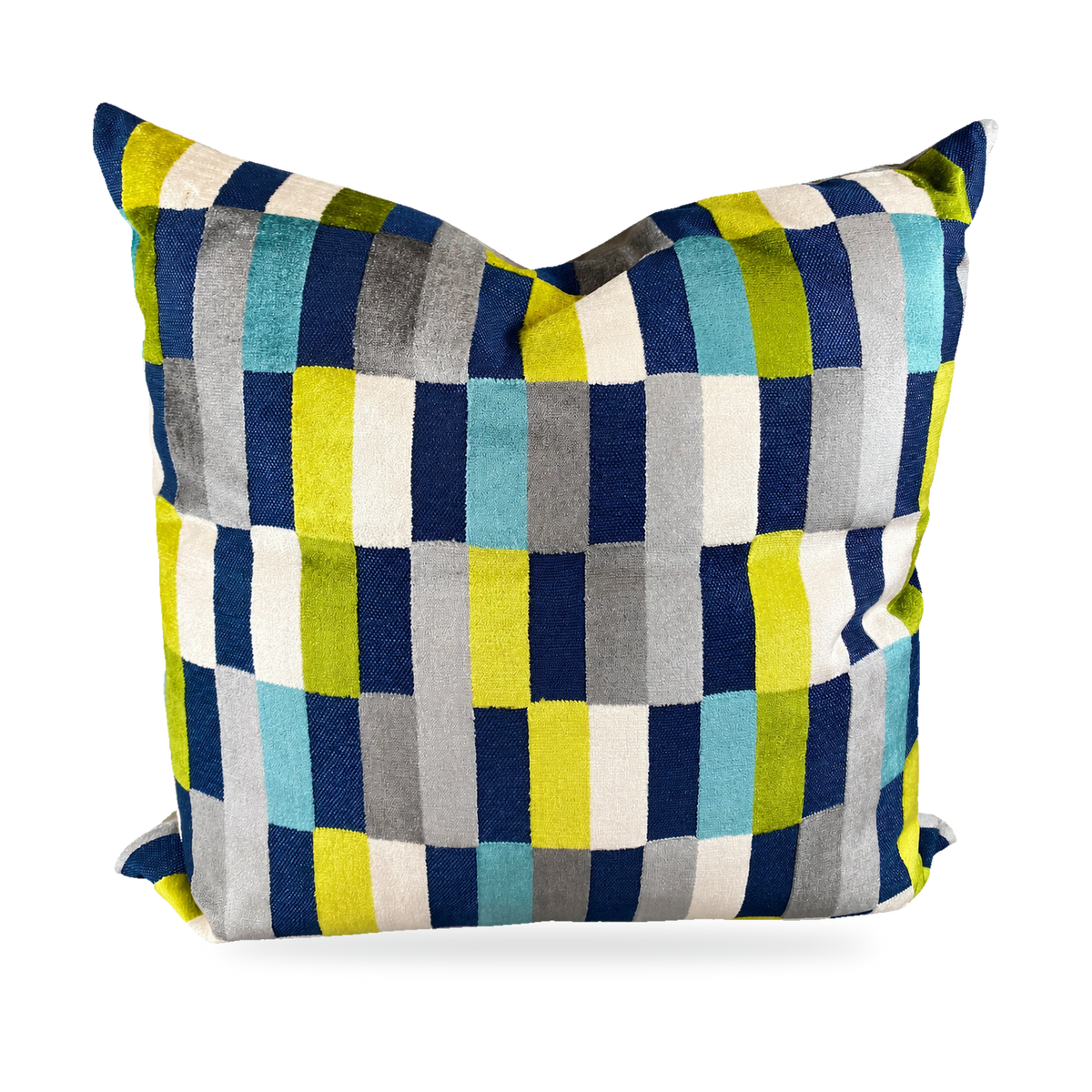 Mod Pop Mosaic – 24" × 24" Luxury Square Pillow