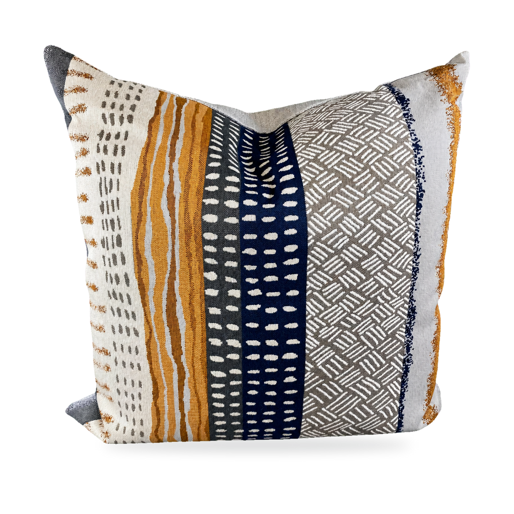 Tracks – 24" × 24" Luxury Square Pillow