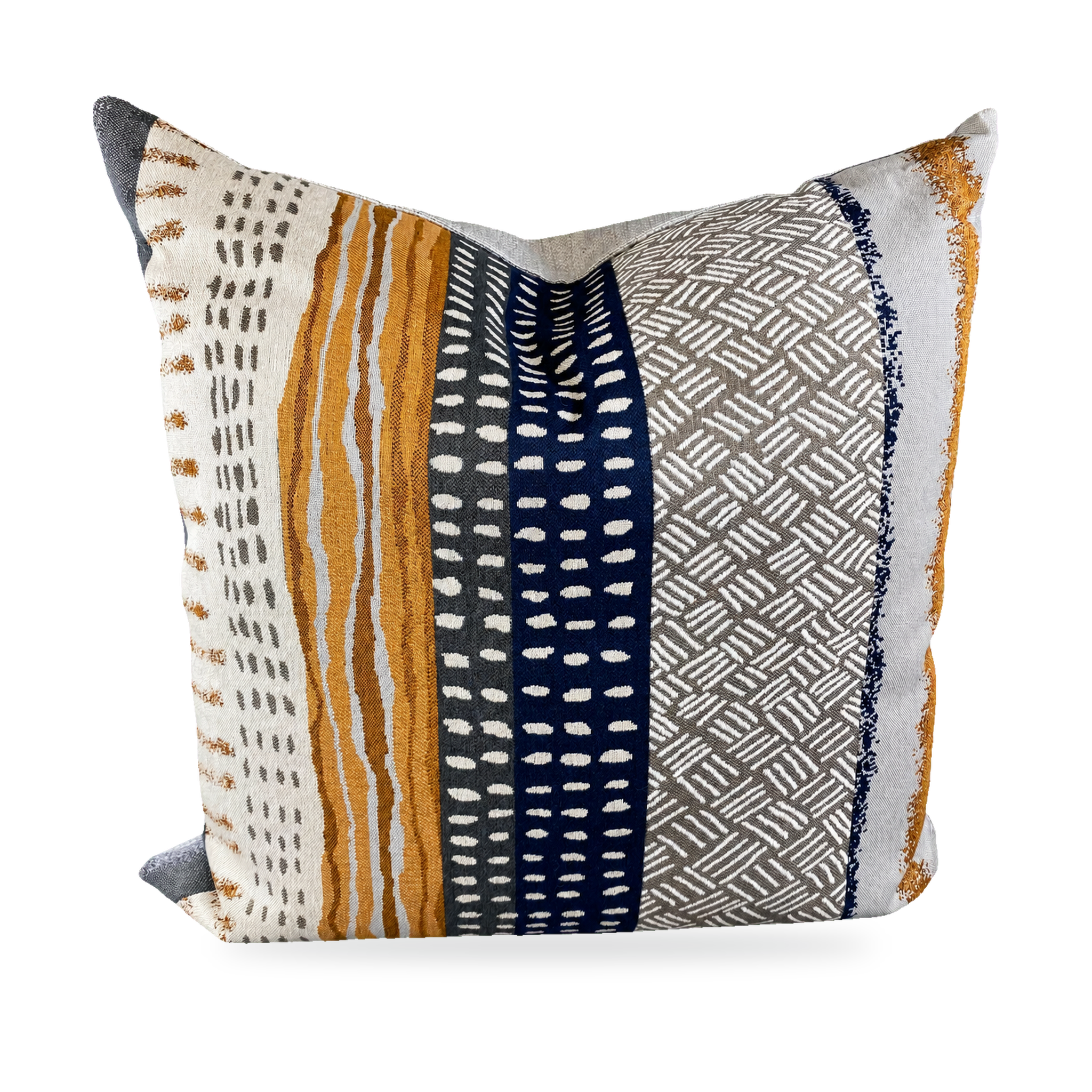 Tracks – 24" × 24" Luxury Square Pillow