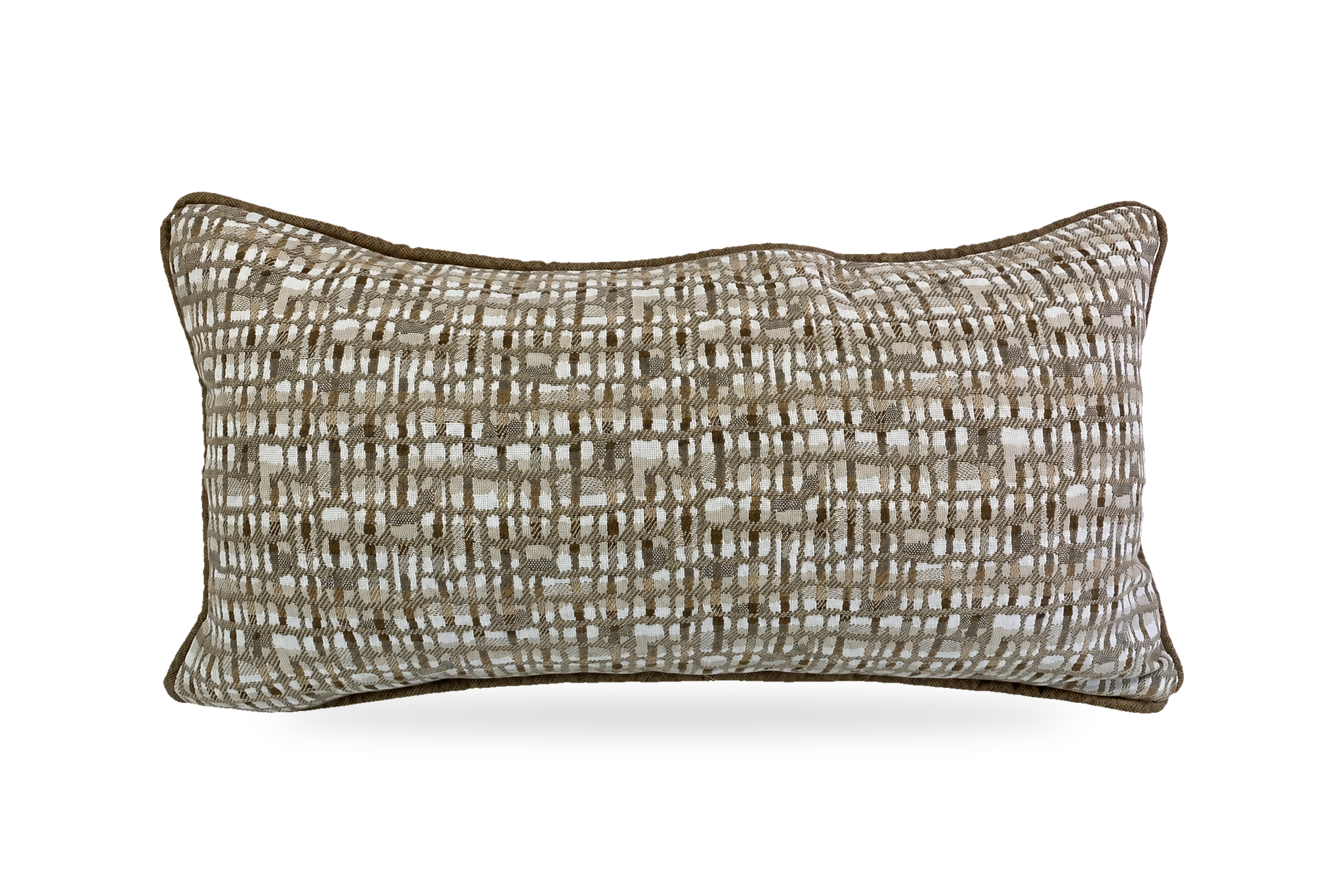 Brighton Beach – 22" × 12" Luxury Outdoor Lumbar Pillow