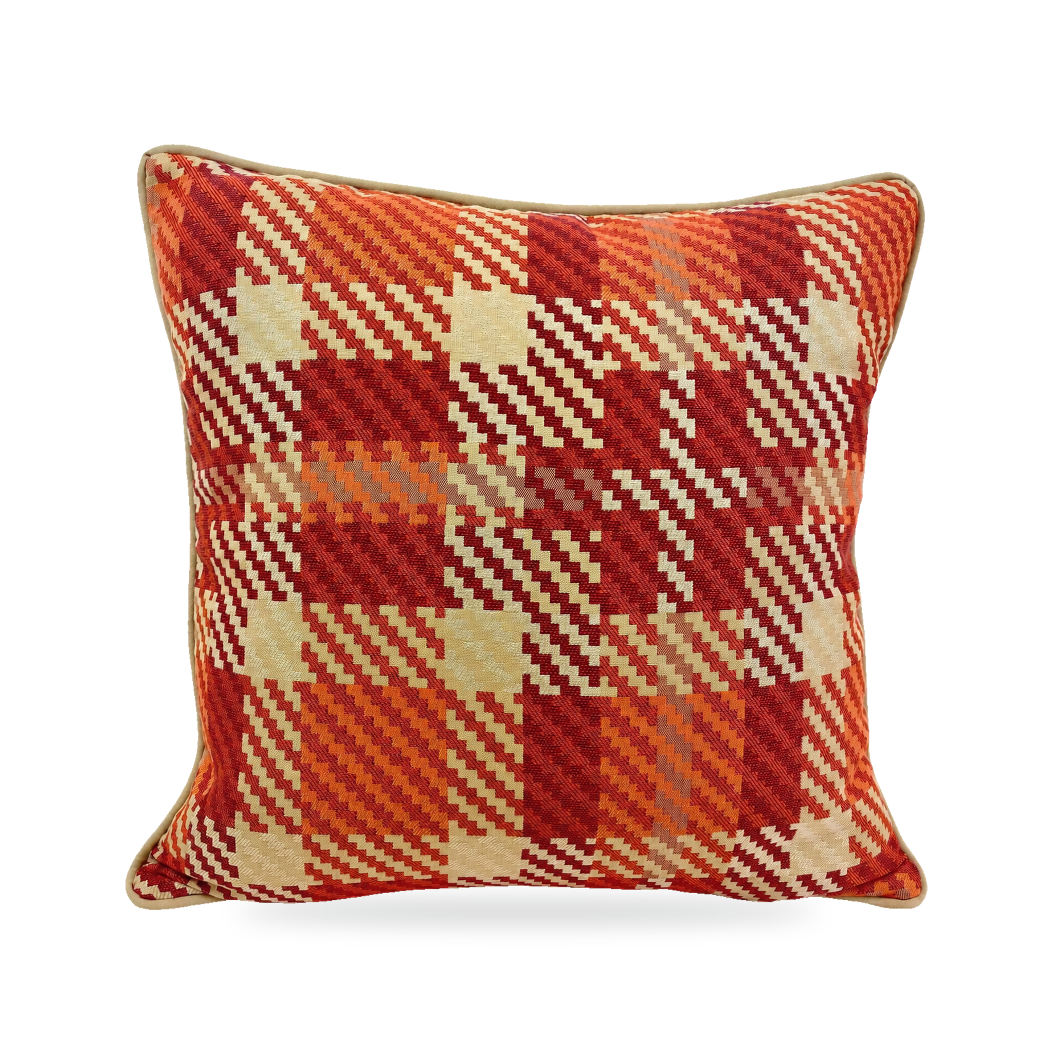 Rancho Santa Fe Festival – 22" × 22" Luxury Outdoor Square Pillow