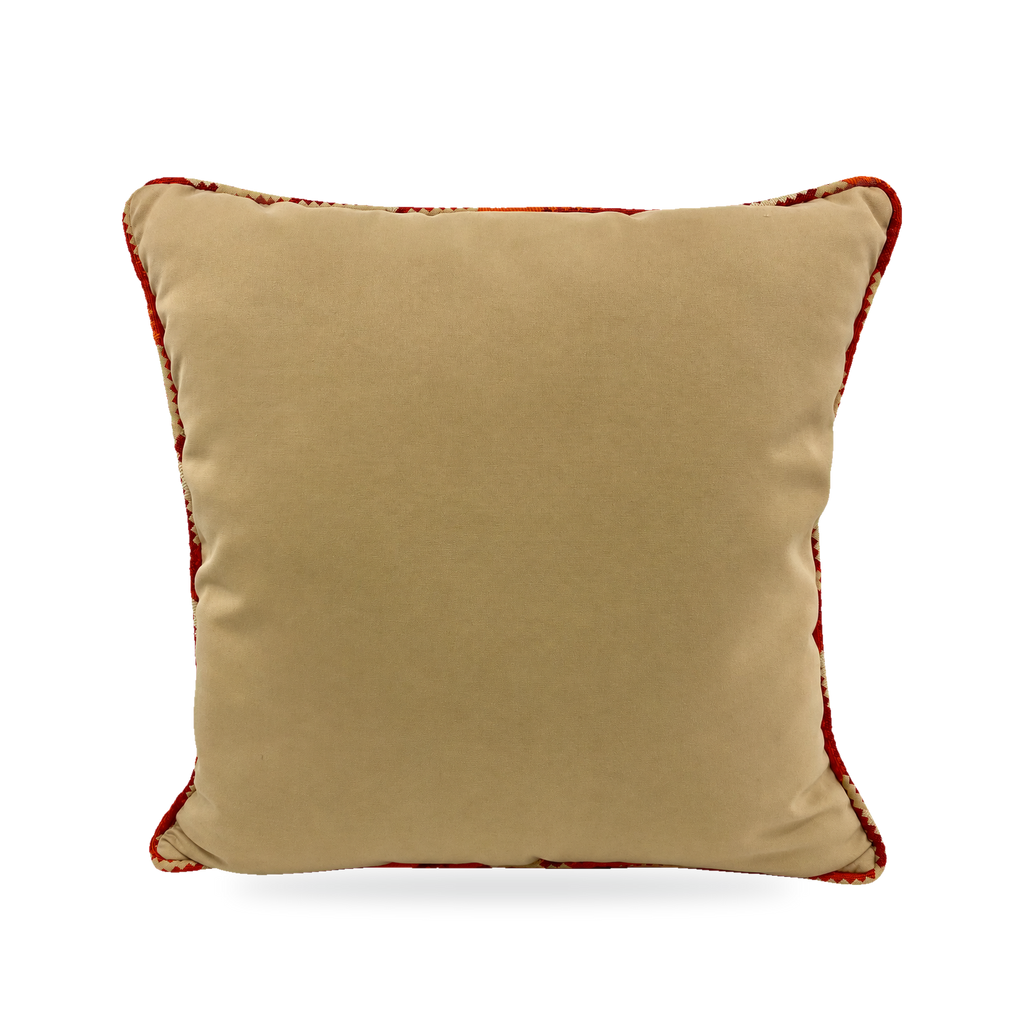 Rancho Santa Fe Tan – 22" × 22" Luxury Outdoor Square Pillow