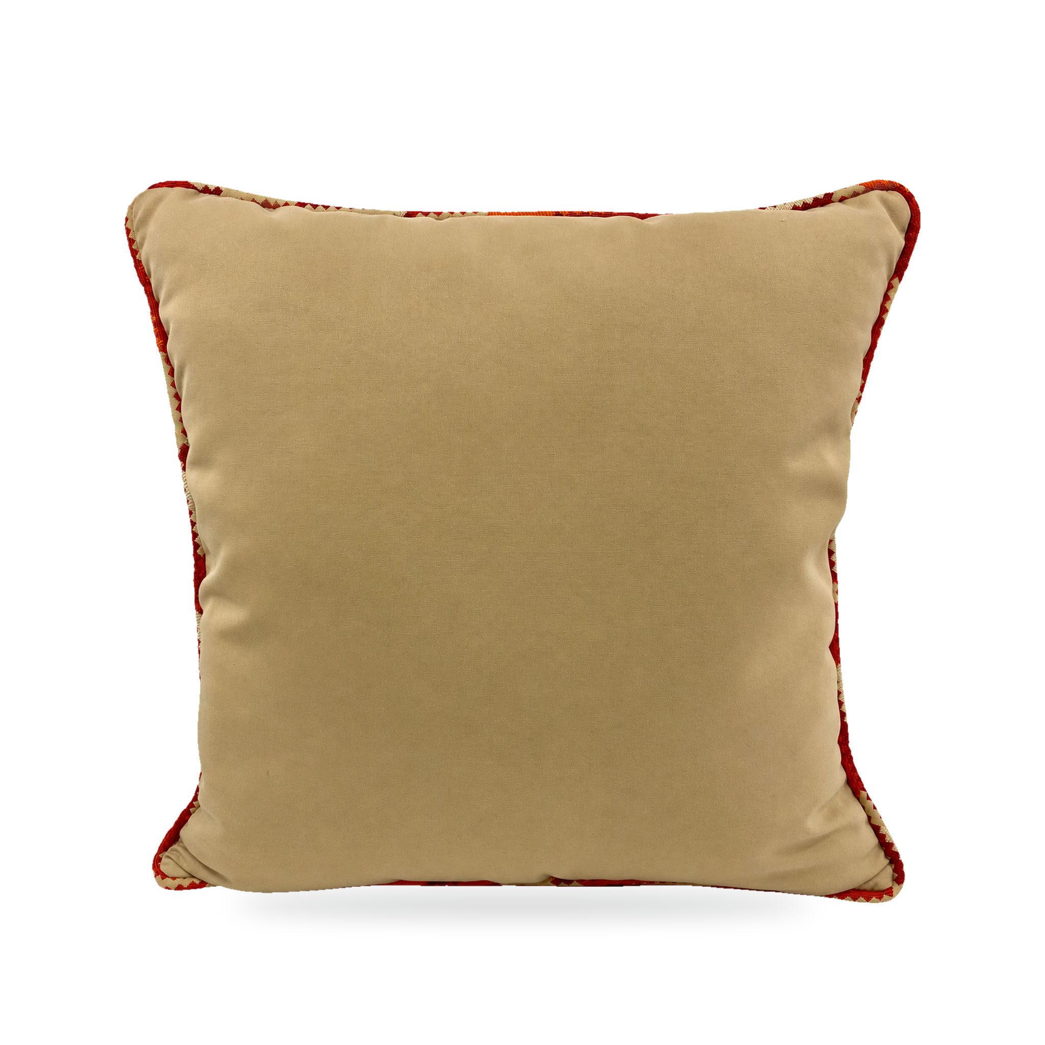 Rancho Santa Fe Tan – 22" × 22" Luxury Outdoor Square Pillow