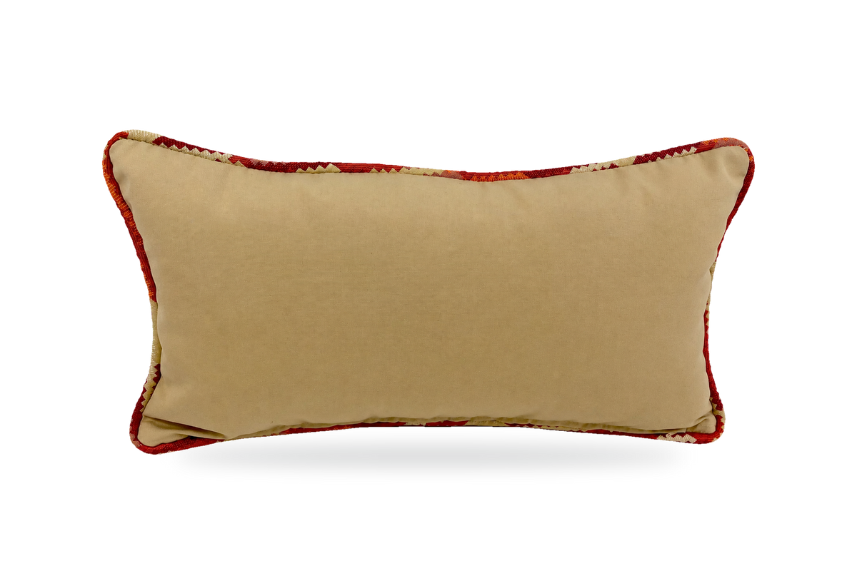 Rancho Santa Fe Tan – 22" × 12" Luxury Outdoor Lumbar Pillow