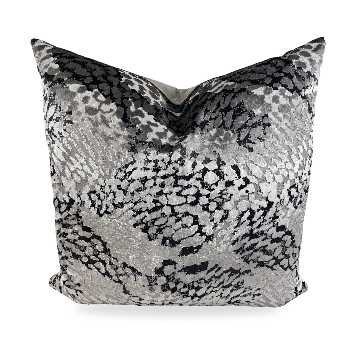 Flirty Pewter – 24" × 24" Luxury Square Pillow