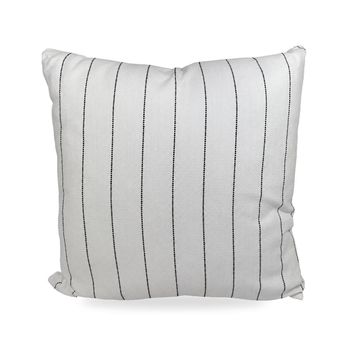 Malibu White – 22" × 22" Luxury Outdoor Square Pillow