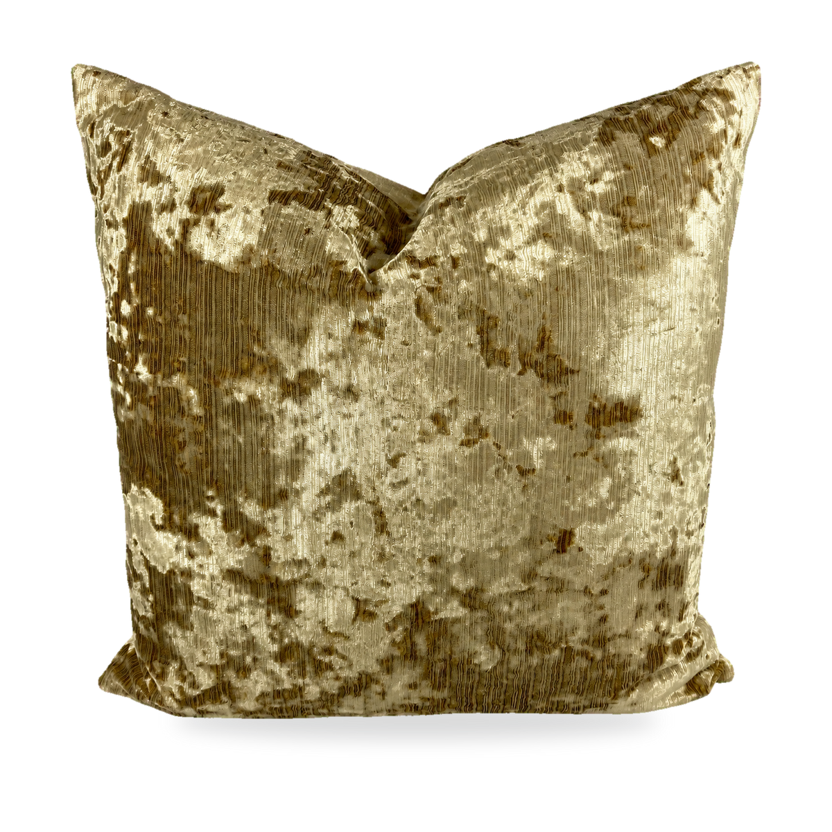 Miranda Gold – 24" × 24" Luxury Square Pillow