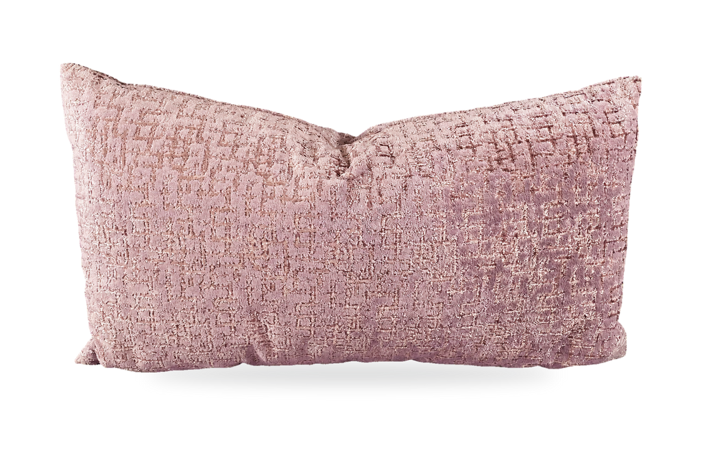 Tetris Amethyst – 24" × 14" Luxury Lumbar Pillow