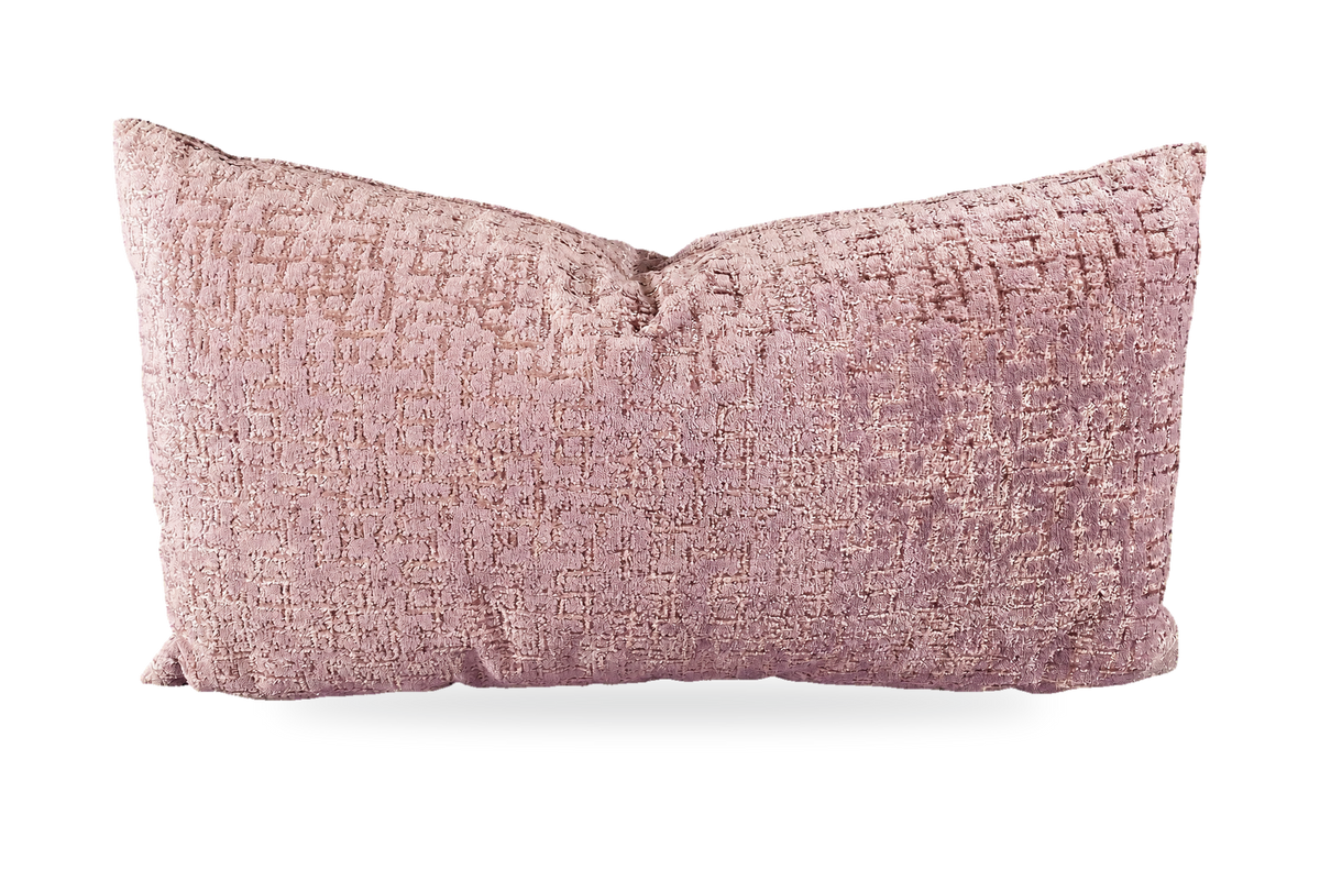 Tetris Amethyst – 24" × 14" Luxury Lumbar Pillow