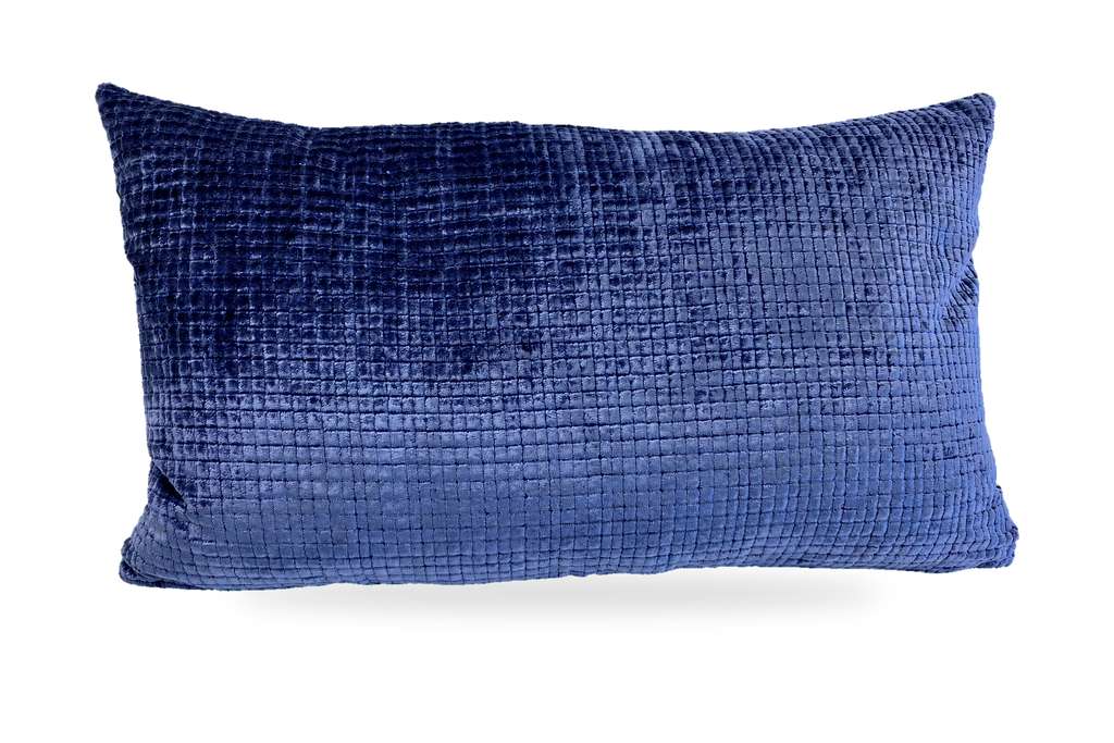 Opulence Midnight – 24" × 14" Luxury Lumbar Pillow