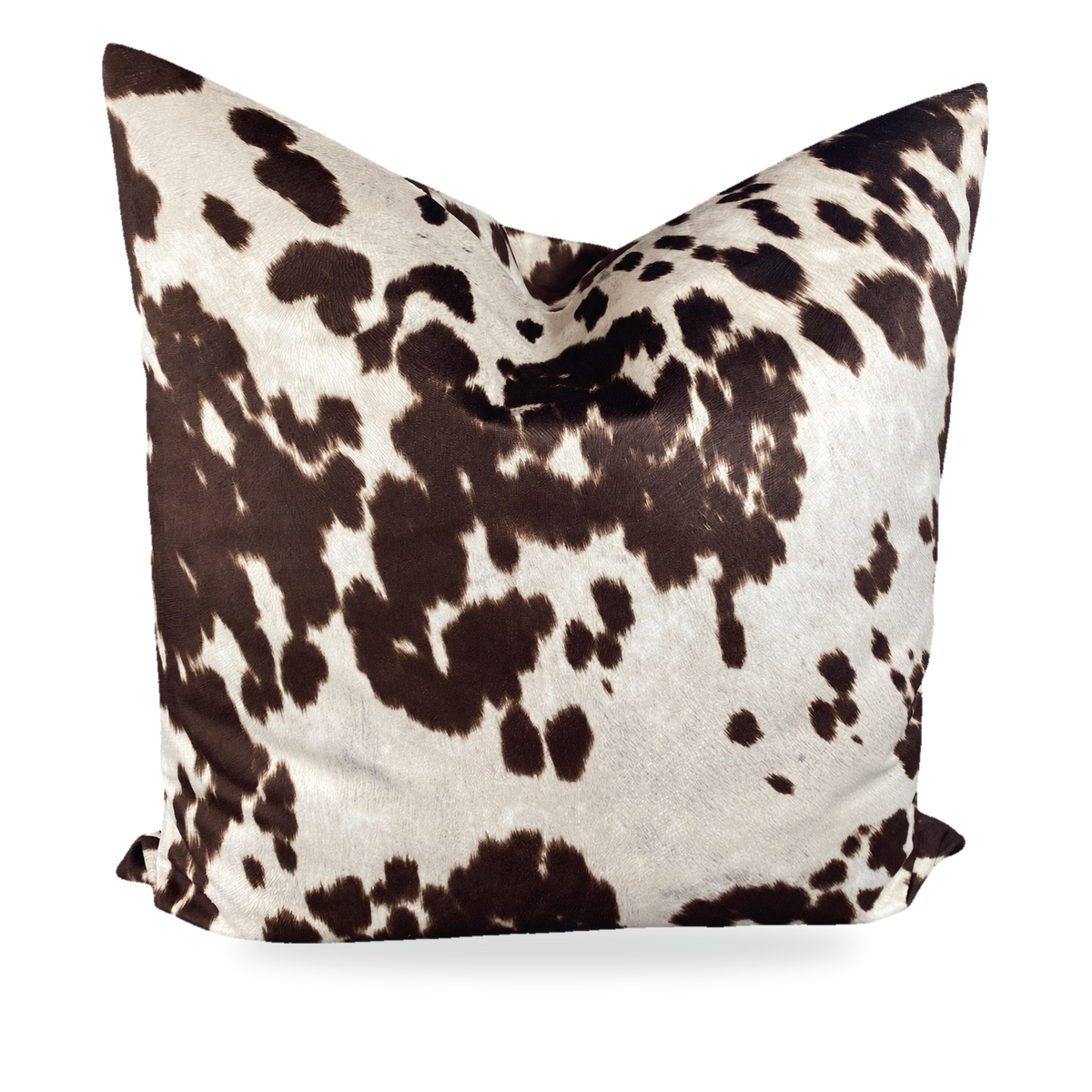 Yellowstone Ranch Brown – 24" × 24" Luxury Square Pillow