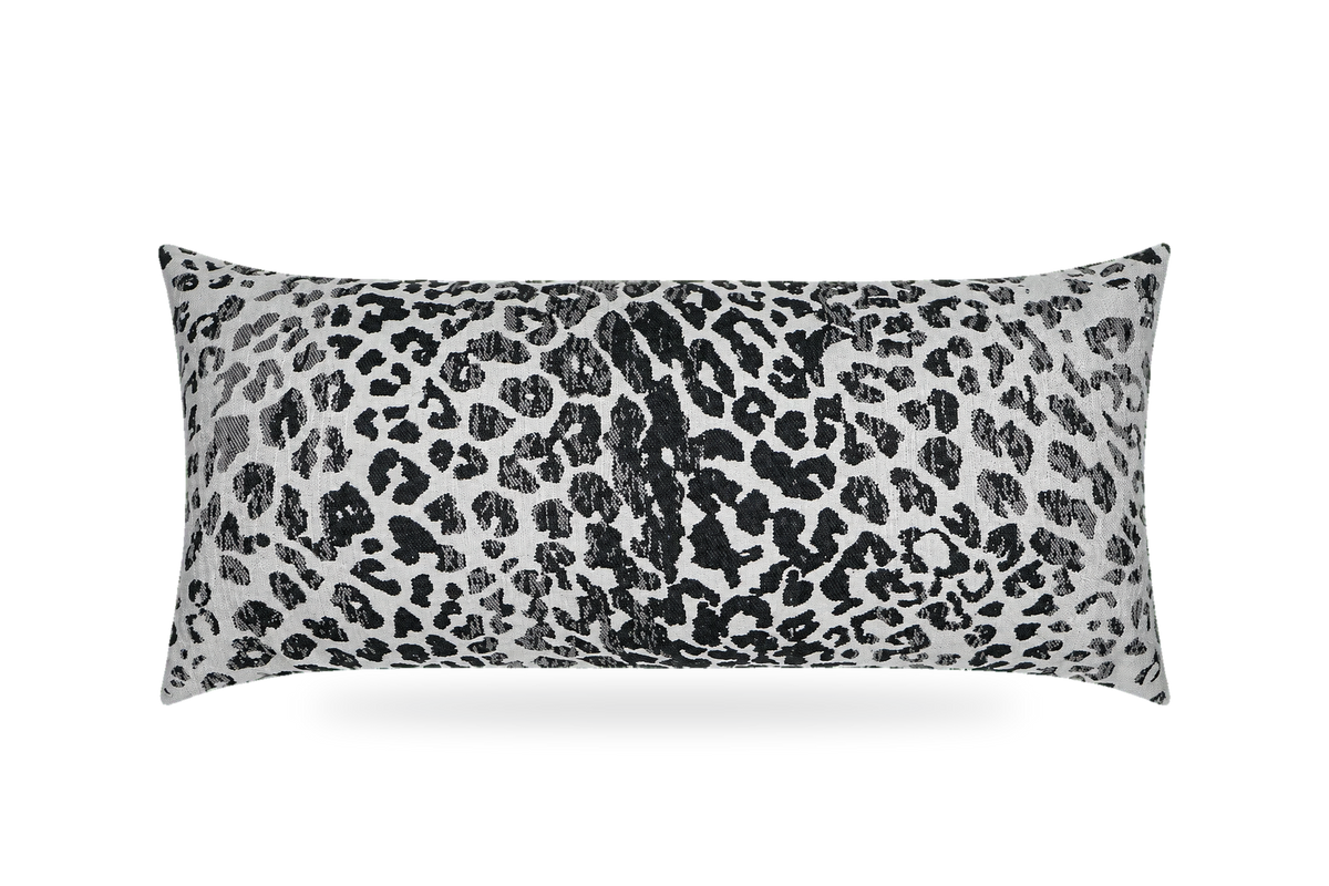 Katoo Charcoal – 22" × 12" Luxury Outdoor Lumbar Pillow