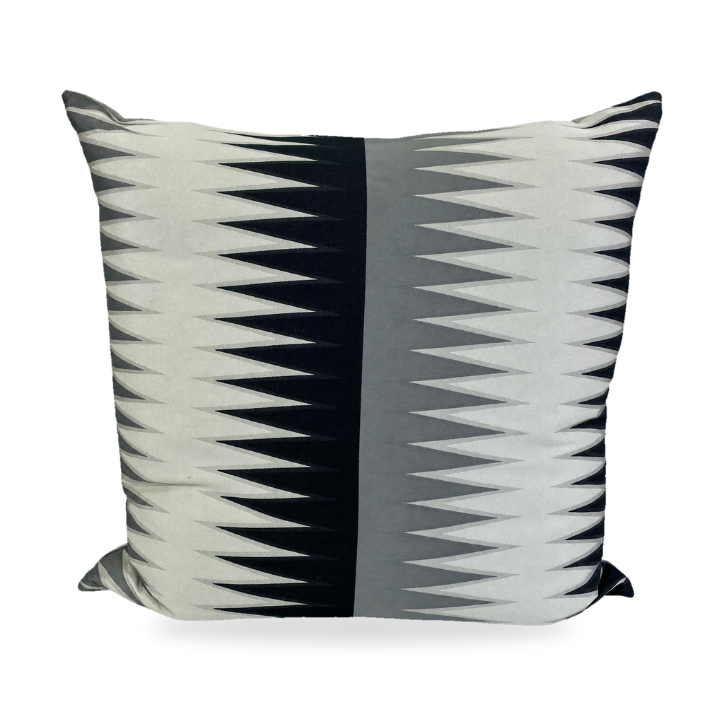 Vamanos Ebony – 24" × 24" Luxury Square Pillow