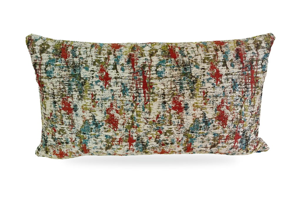 Pollock Dream – 24" × 14" Luxury Lumbar Pillow