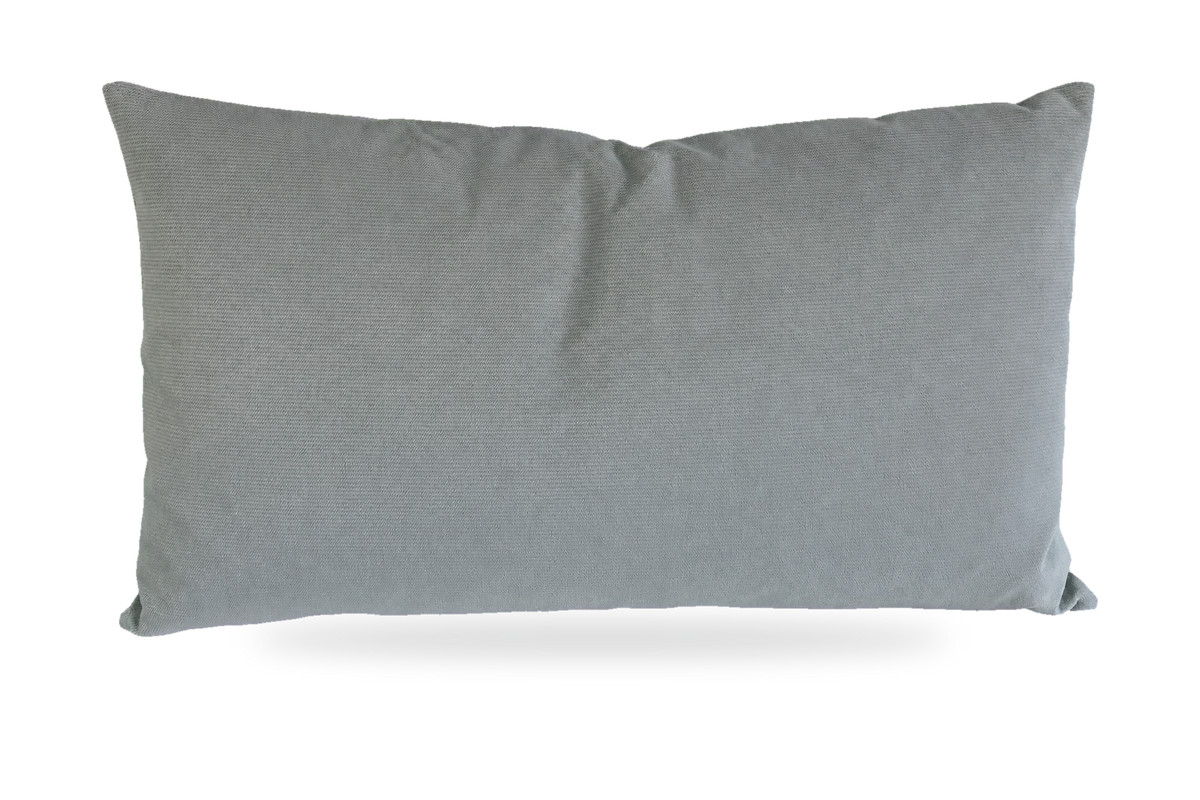 Belvedere Glacier – 24" × 14" Luxury Lumbar Pillow