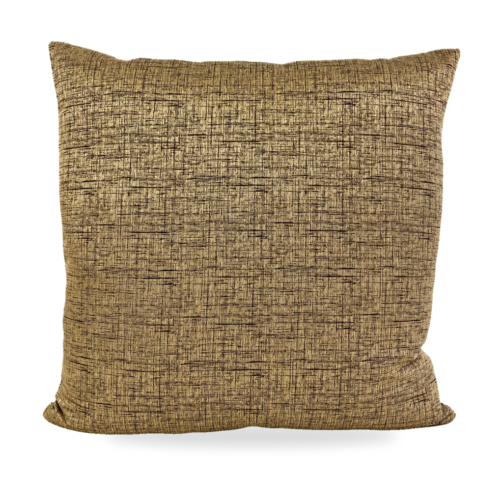 Bristol Gold – 24" × 24" Luxury Square Pillow