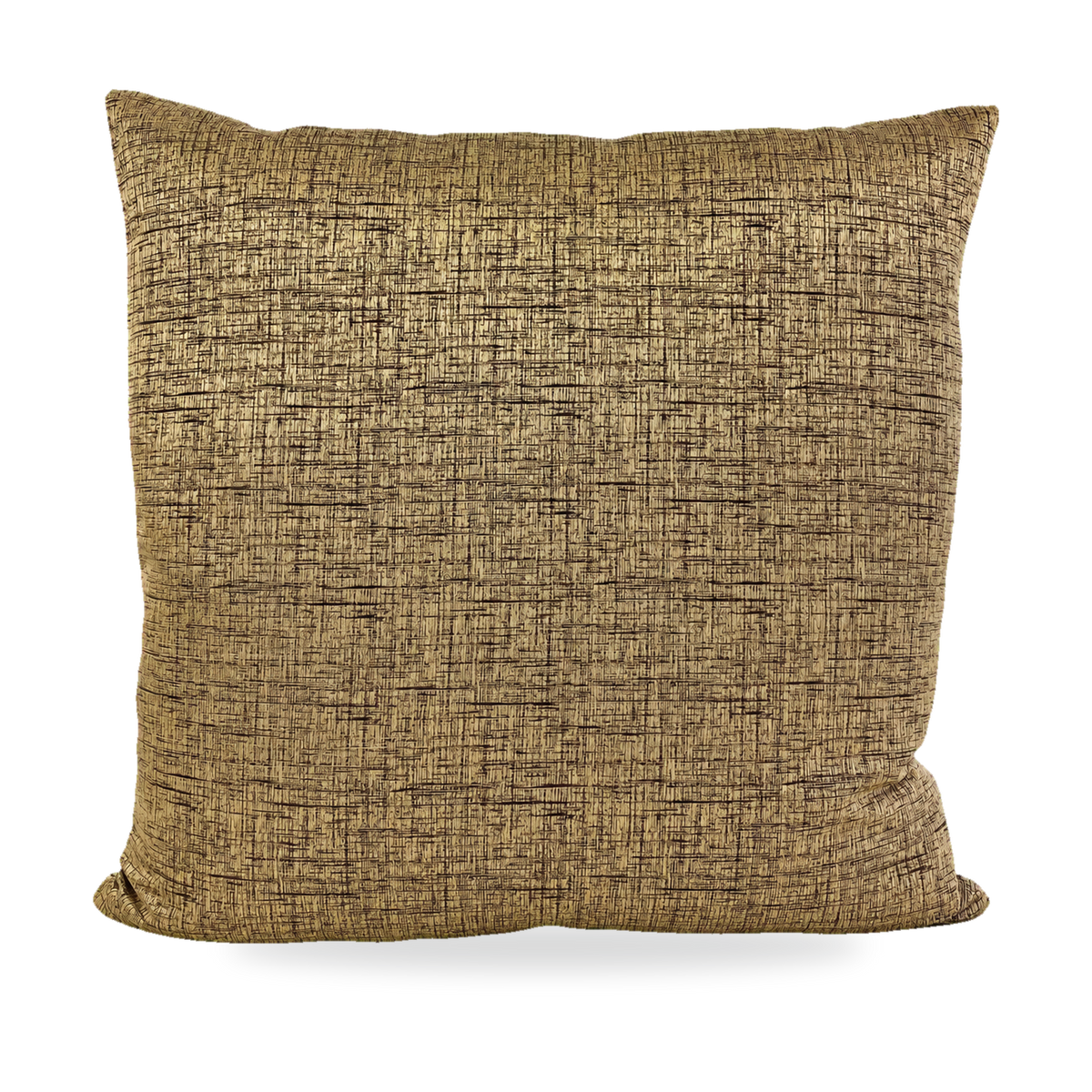 Bristol Gold – 24" × 24" Luxury Square Pillow