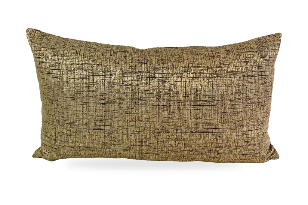 Bristol Gold – 24" × 14" Luxury Lumbar Pillow
