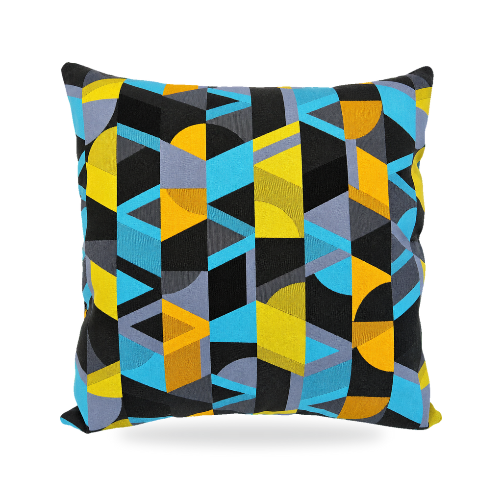 Malibu Vibe – 22" × 22" Luxury Outdoor Square Pillow