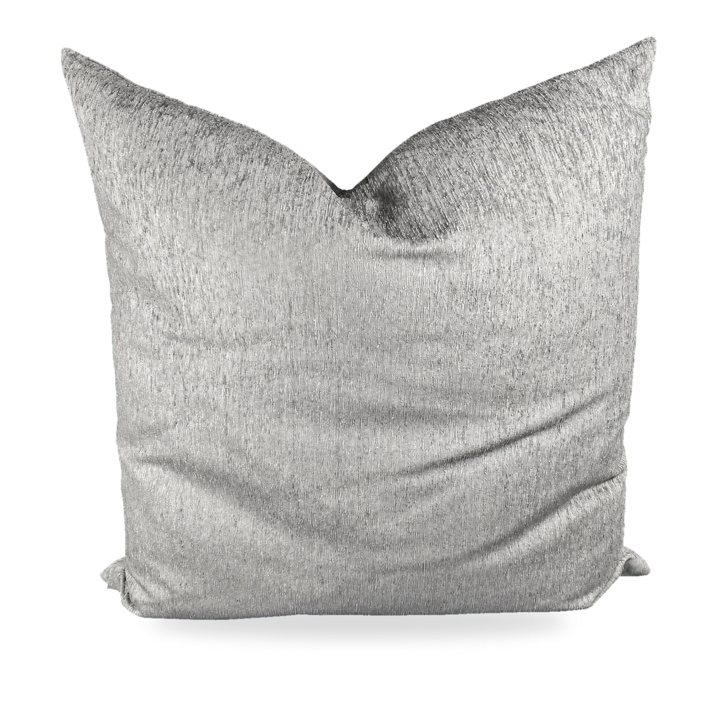 Empress Casandra Grey (Double Front) – 24" × 24" Luxury Square Pillow