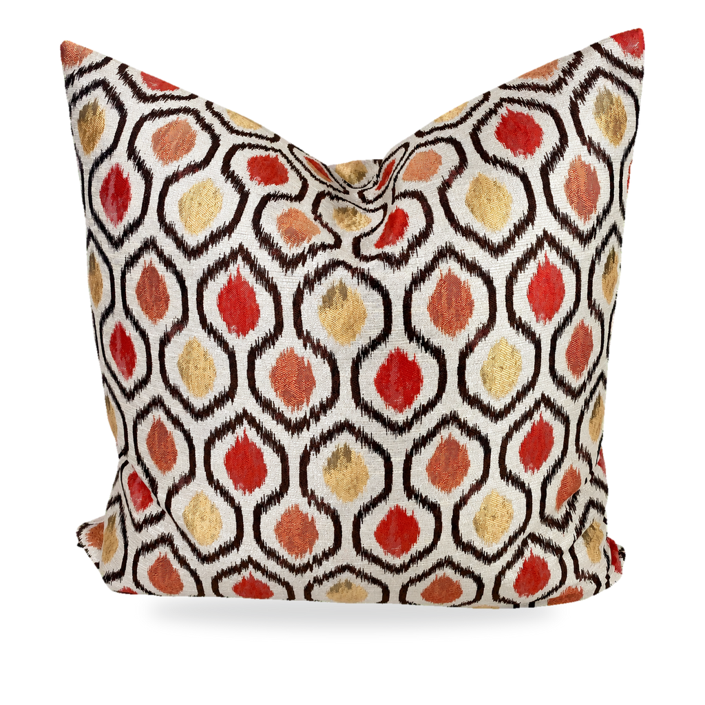 Brandon Brick – 24" × 24" Luxury Square Pillow