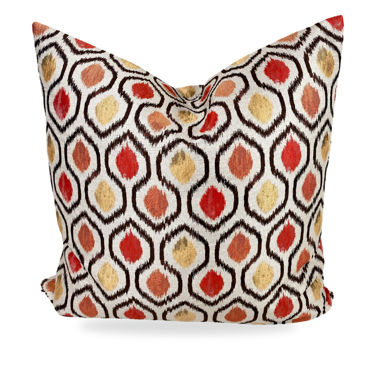 Brandon Brick – 24" × 24" Luxury Square Pillow